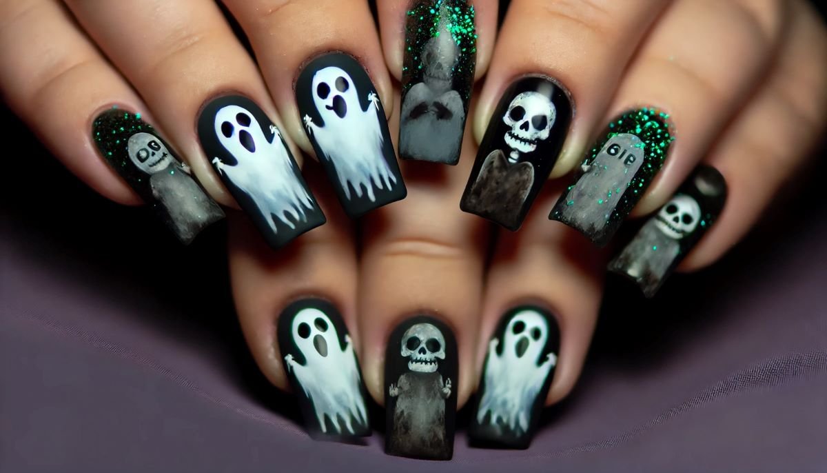 Creepy Ghouls Nails