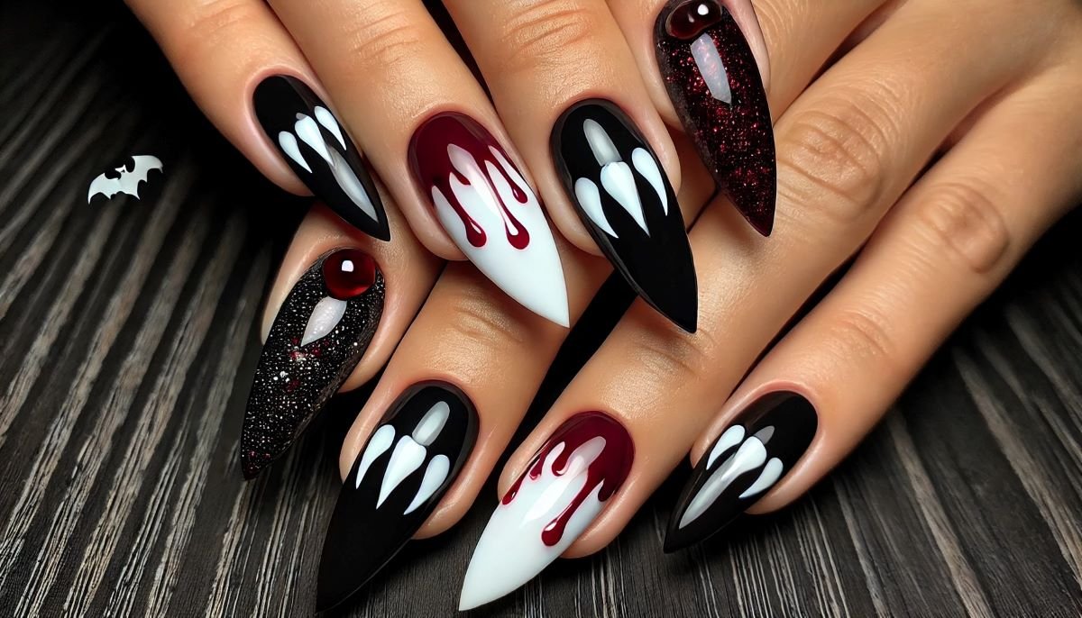 Vampire Fangs Nails
